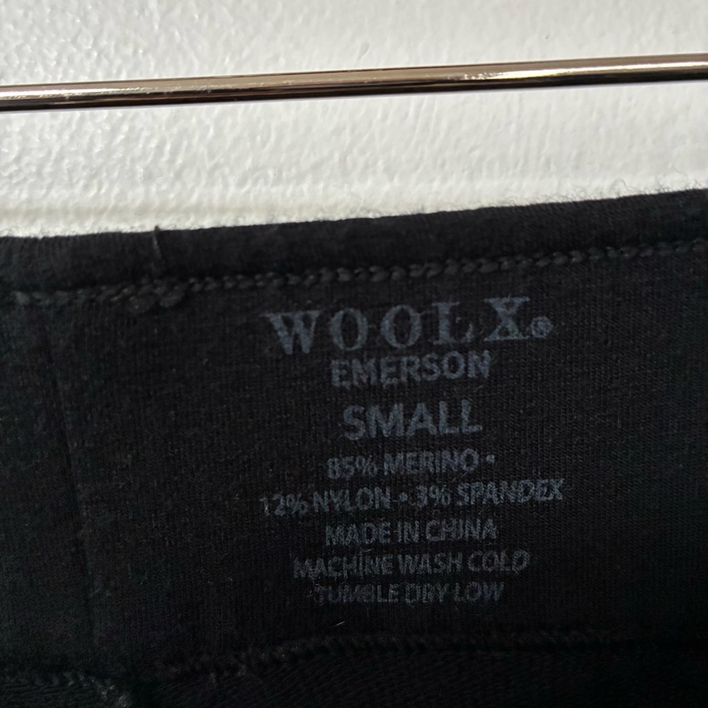 Woolx Emerson Straight Leg Pants in Black - Picture 8 of 10
